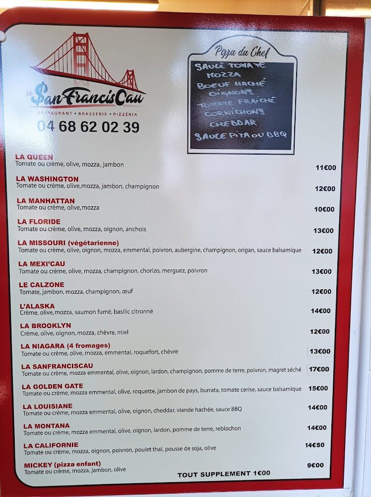 Le SANFRANCISCAU - Menu Image 4